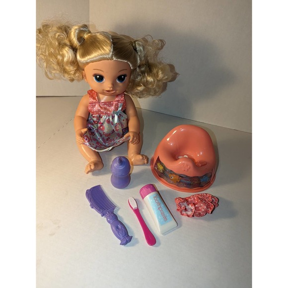 My Sweet Love Doll Playset Musical Color Change Potty Drink Wet Mint - Picture 1 of 7